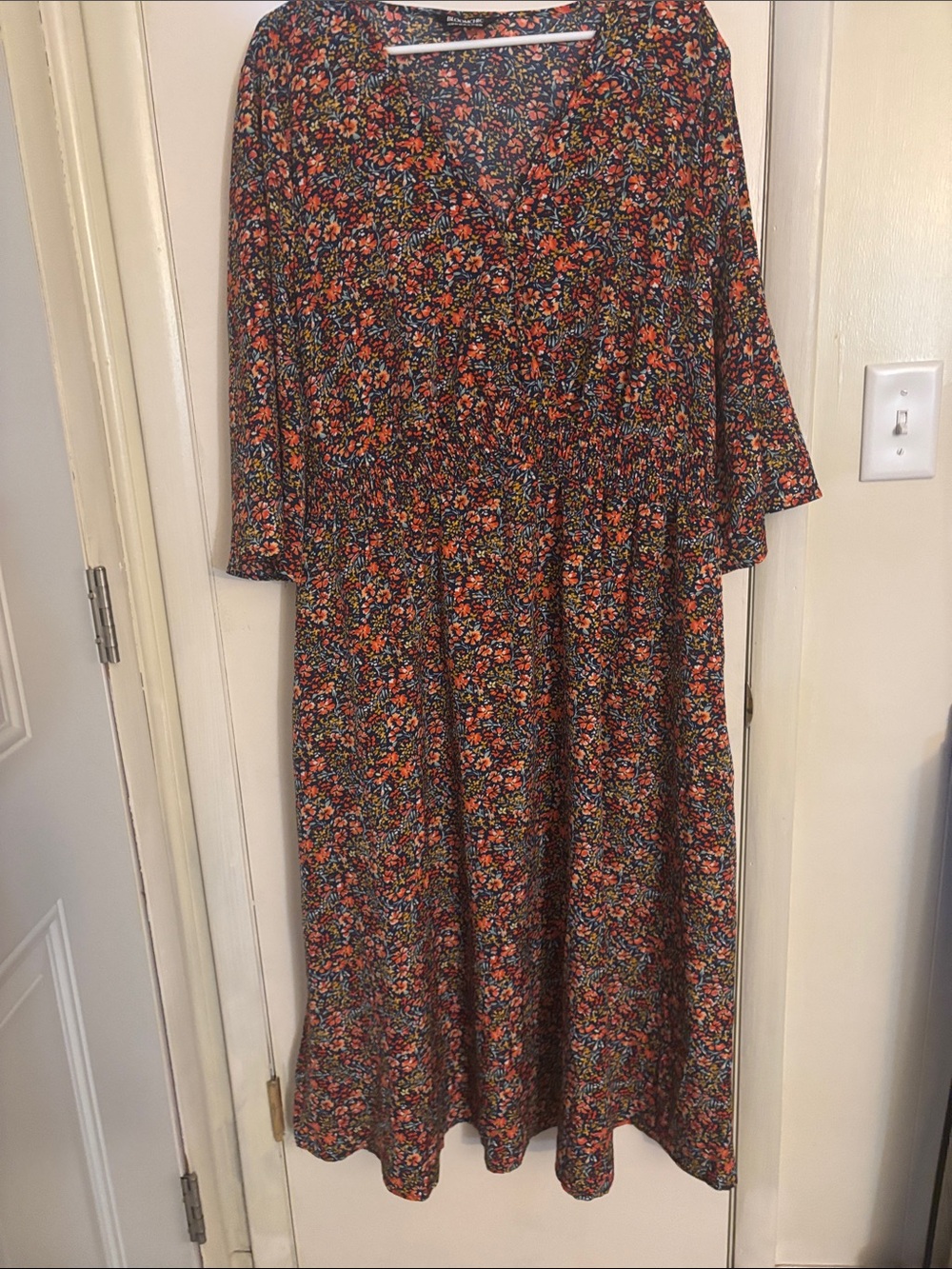 Bloomchic floral midi dress sz 3x(22-24)